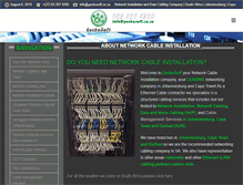 Tablet Screenshot of networkcableinstallations.co.za